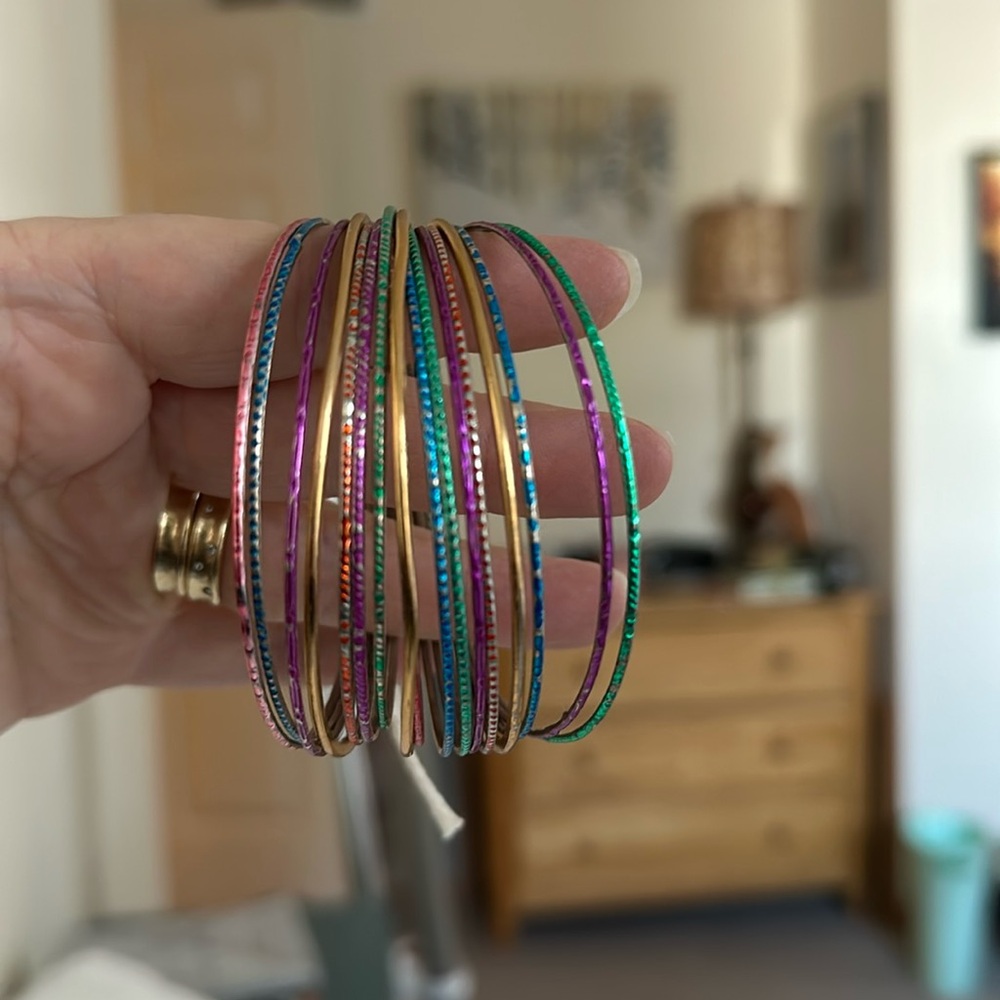 Vintage early 80s bangles